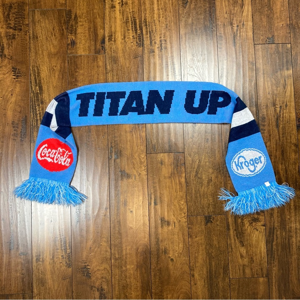 TENNESSEE TITANS Winter Scarf Titan Up Coca Cola Kroger Football Give Away